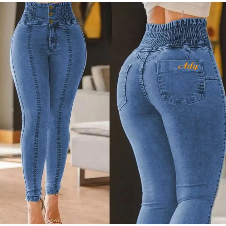 Calça Jeans Delt Shor Com  Cestinha de Bojo sem espuma No Bumbum