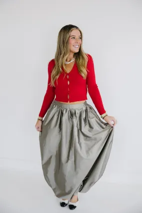 Cameron Maxi Skirt - Bronze