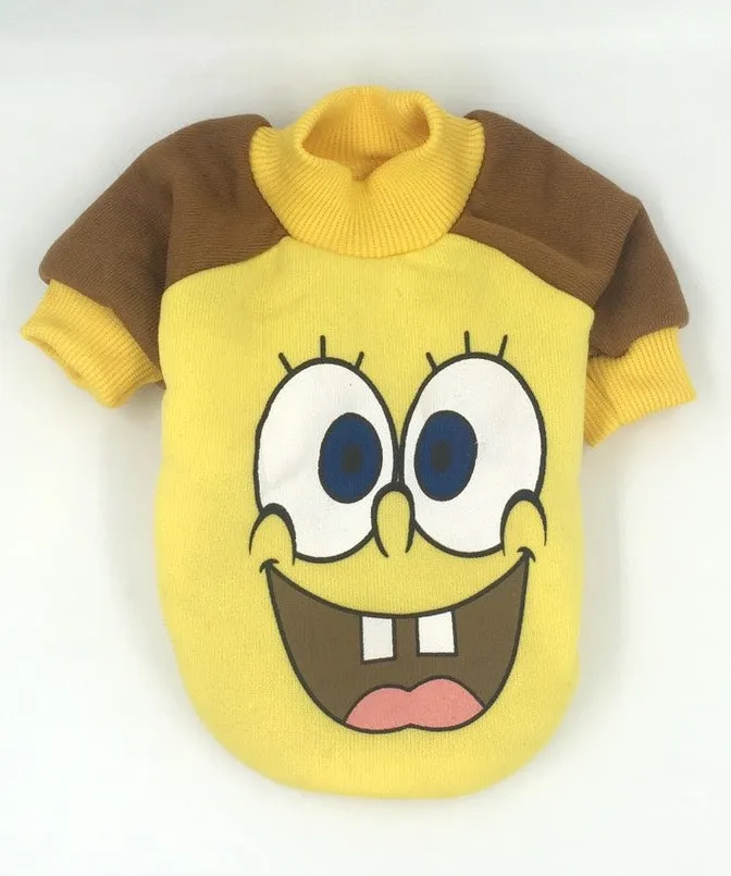 Cartoon Crew Neck with Contrast Sleeves