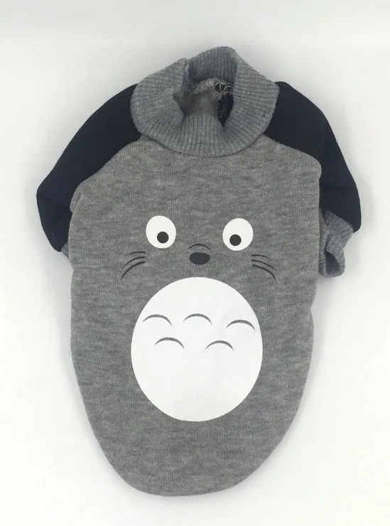 Cartoon Crew Neck with Contrast Sleeves