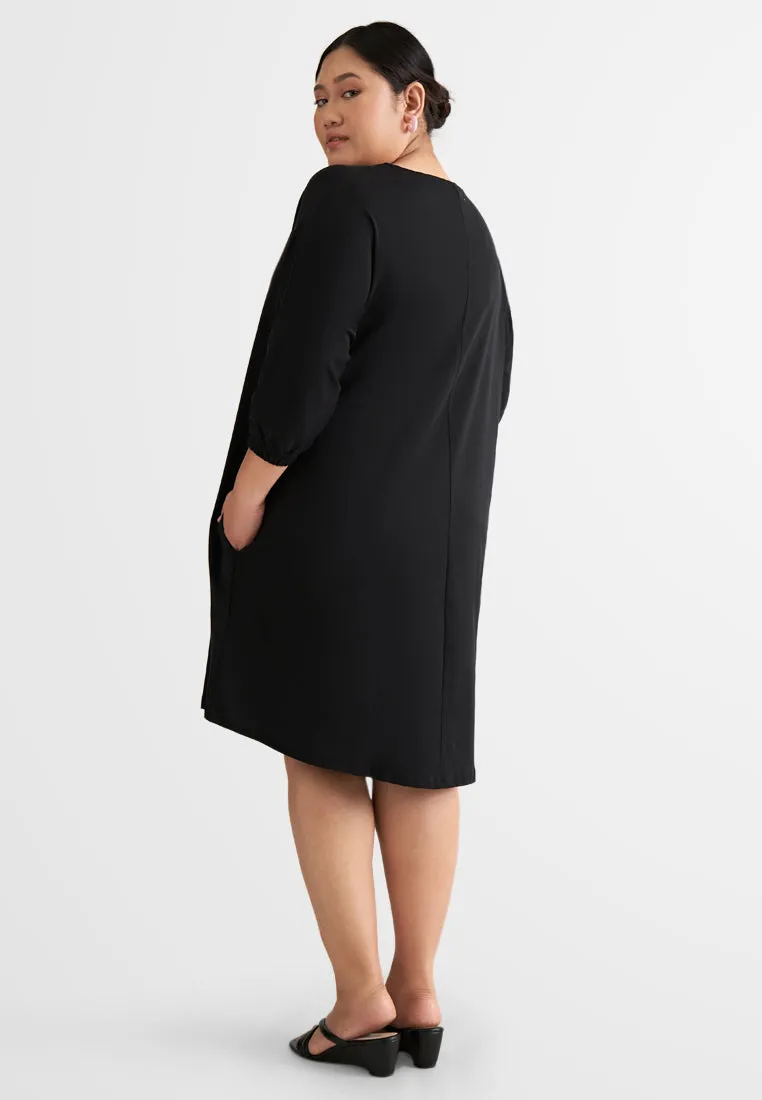 Celina Cuffed 3/4 Sleeve Dress Tee