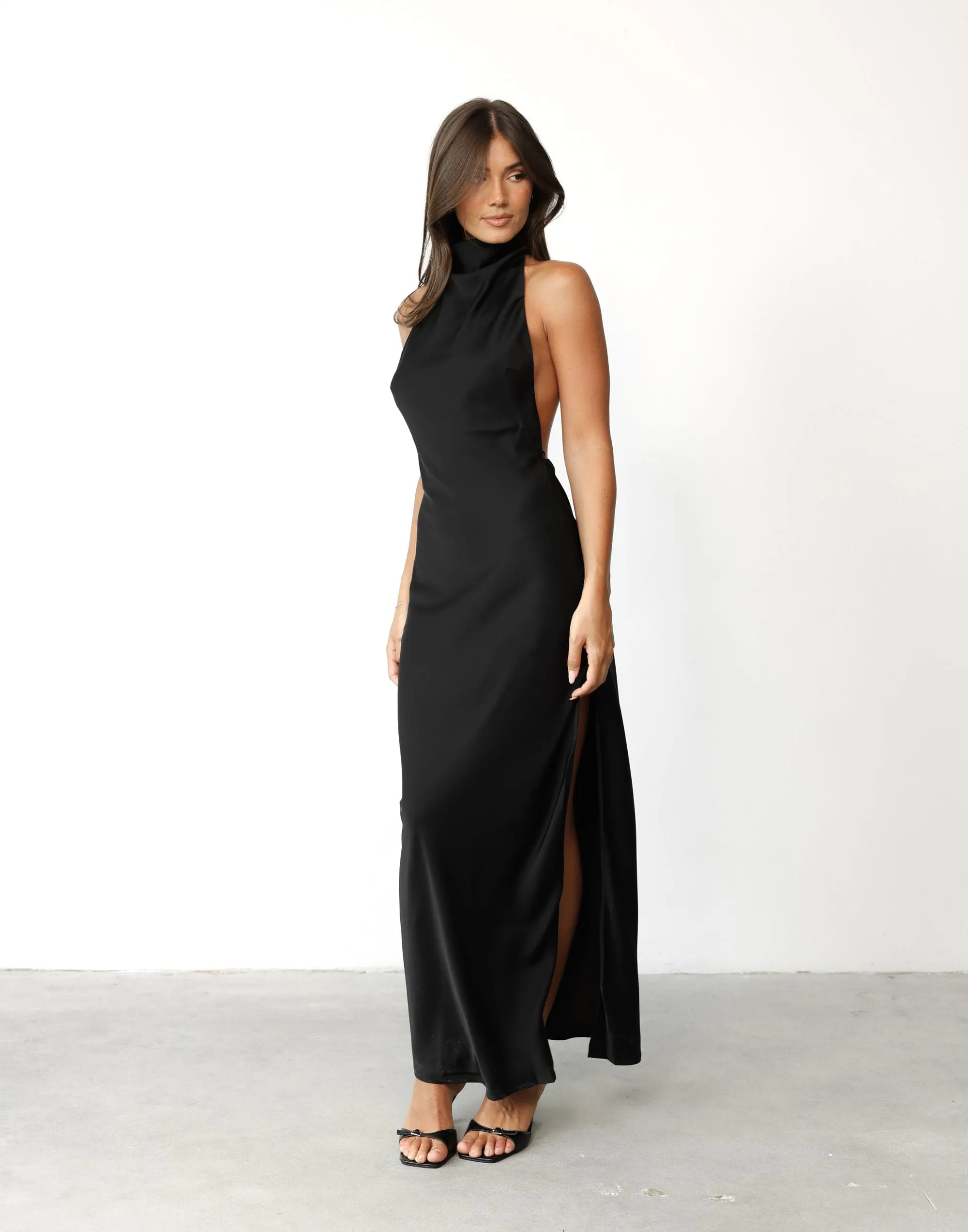 Clara Maxi Dress (Black)