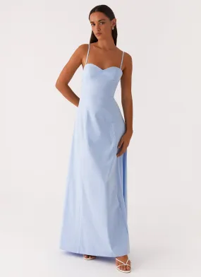 Clear As Day Maxi Dress - Blue