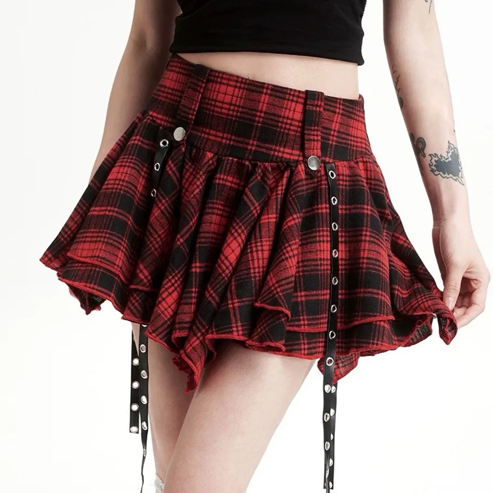 Come As You Are Plaid Skirt