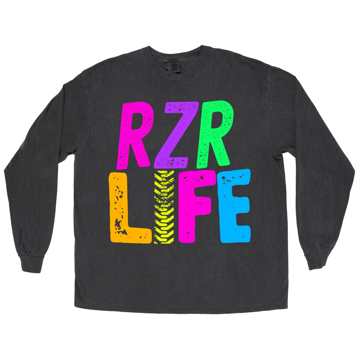 Comfort Colors Long Sleeved RZR Life Tee -  Adult Size