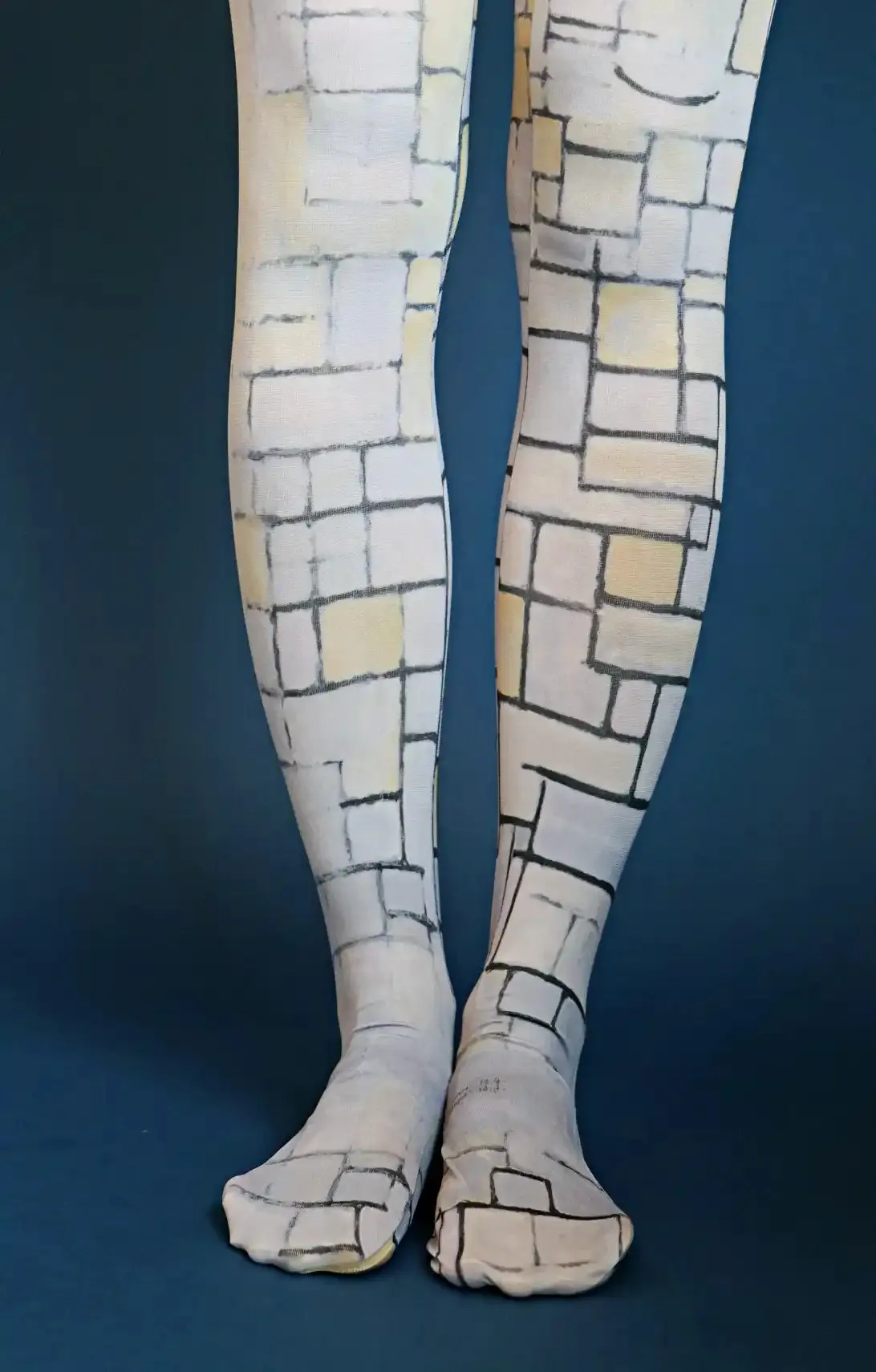 Composition by Piet Mondrian Printed Art Tights