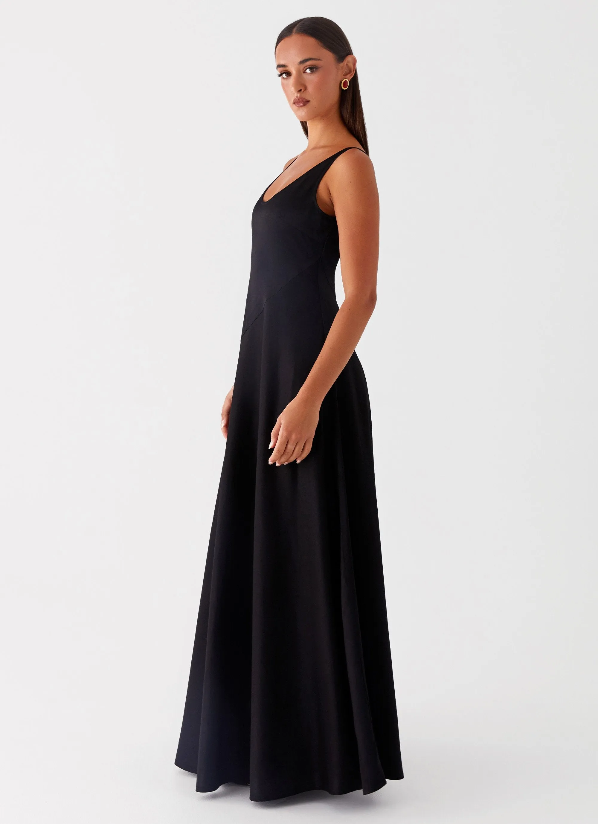 Cosma Maxi Dress - Black