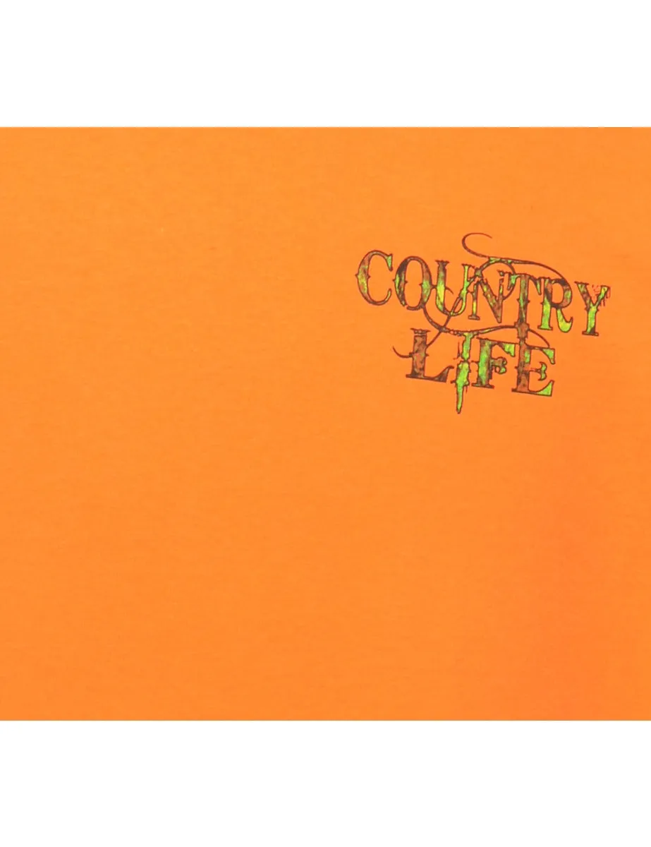 Country Life Printed T-shirt - XL