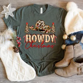 Cowboy Hat "Howdy Christmas" GRAPHIC TEE