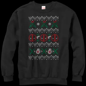 Deadpool Faux Ugly Christmas Sweater