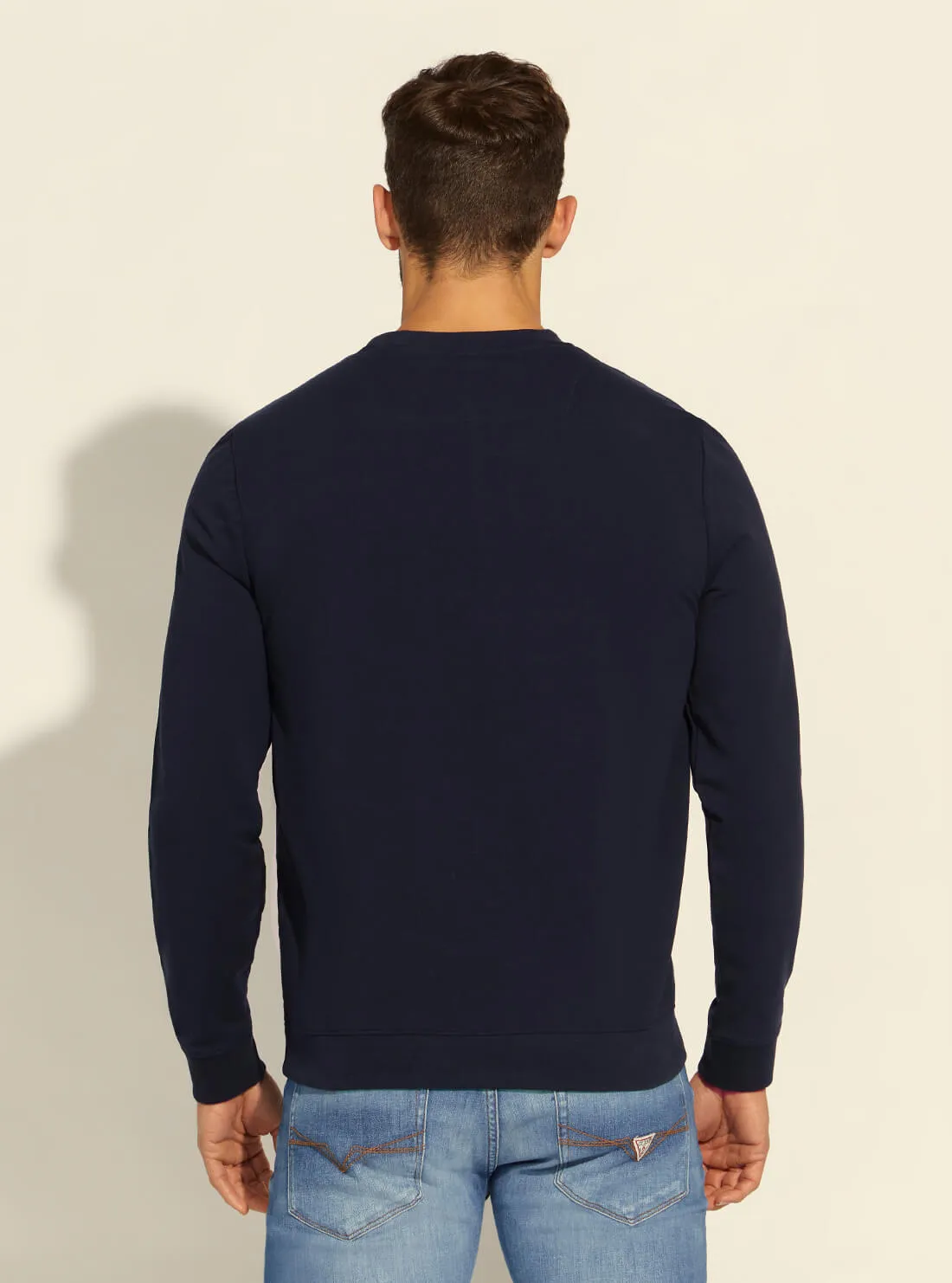 Deep Navy Audley Fleece Jumper