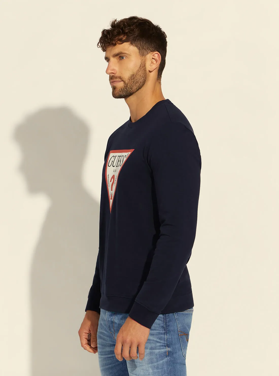 Deep Navy Audley Fleece Jumper