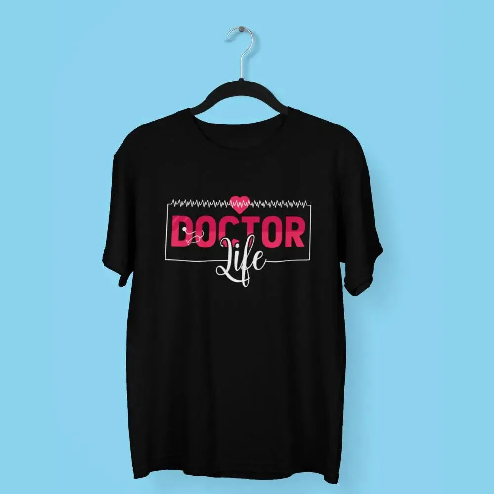 Doctor Life Round Neck Half Sleeve Classic T-Shirt