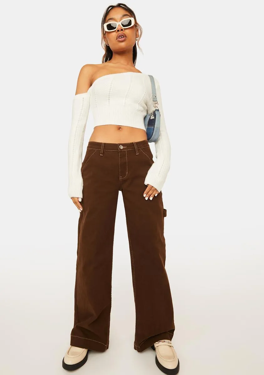 Drive You Wild Cropped Sweater