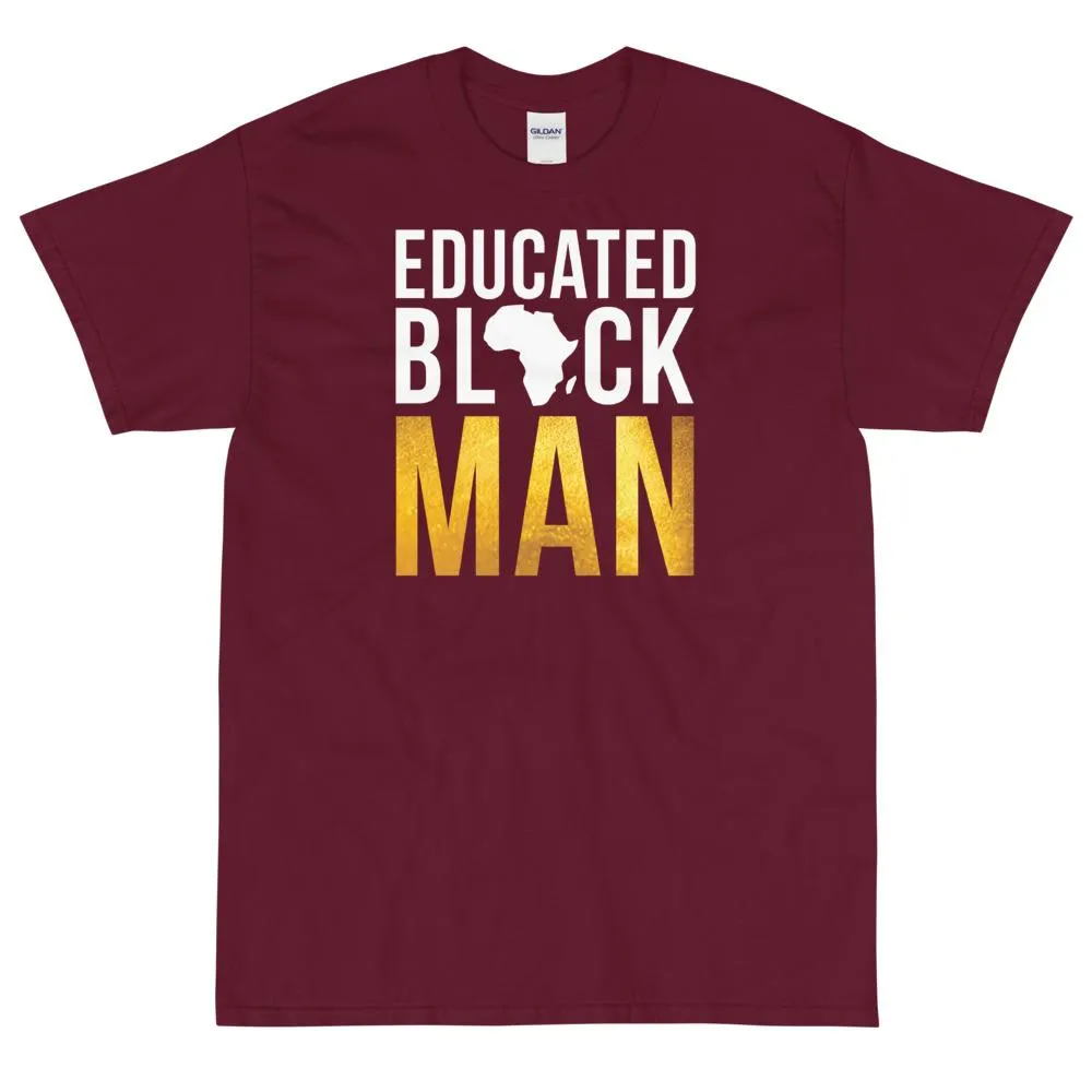 Educated Black Man Short Sleeve Unisex T-Shirt