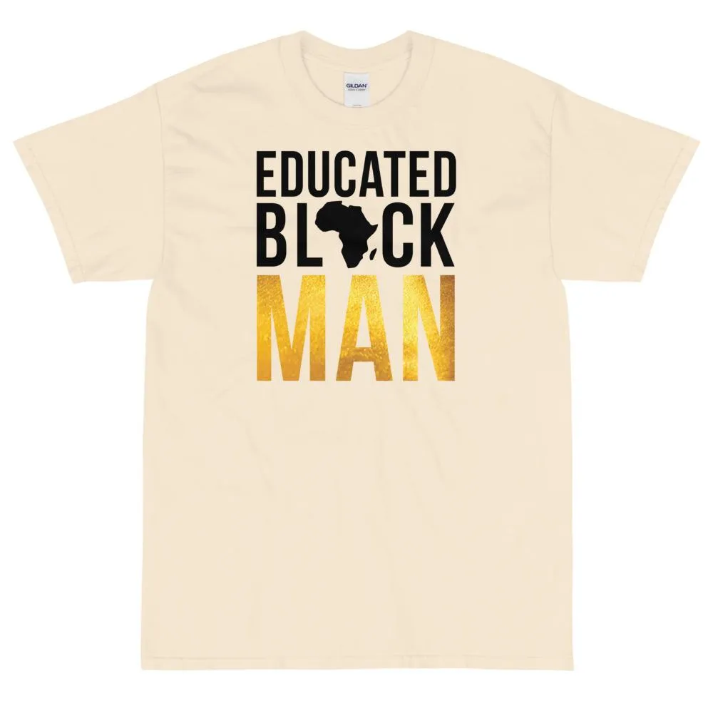 Educated Black Man Short Sleeve Unisex T-Shirt