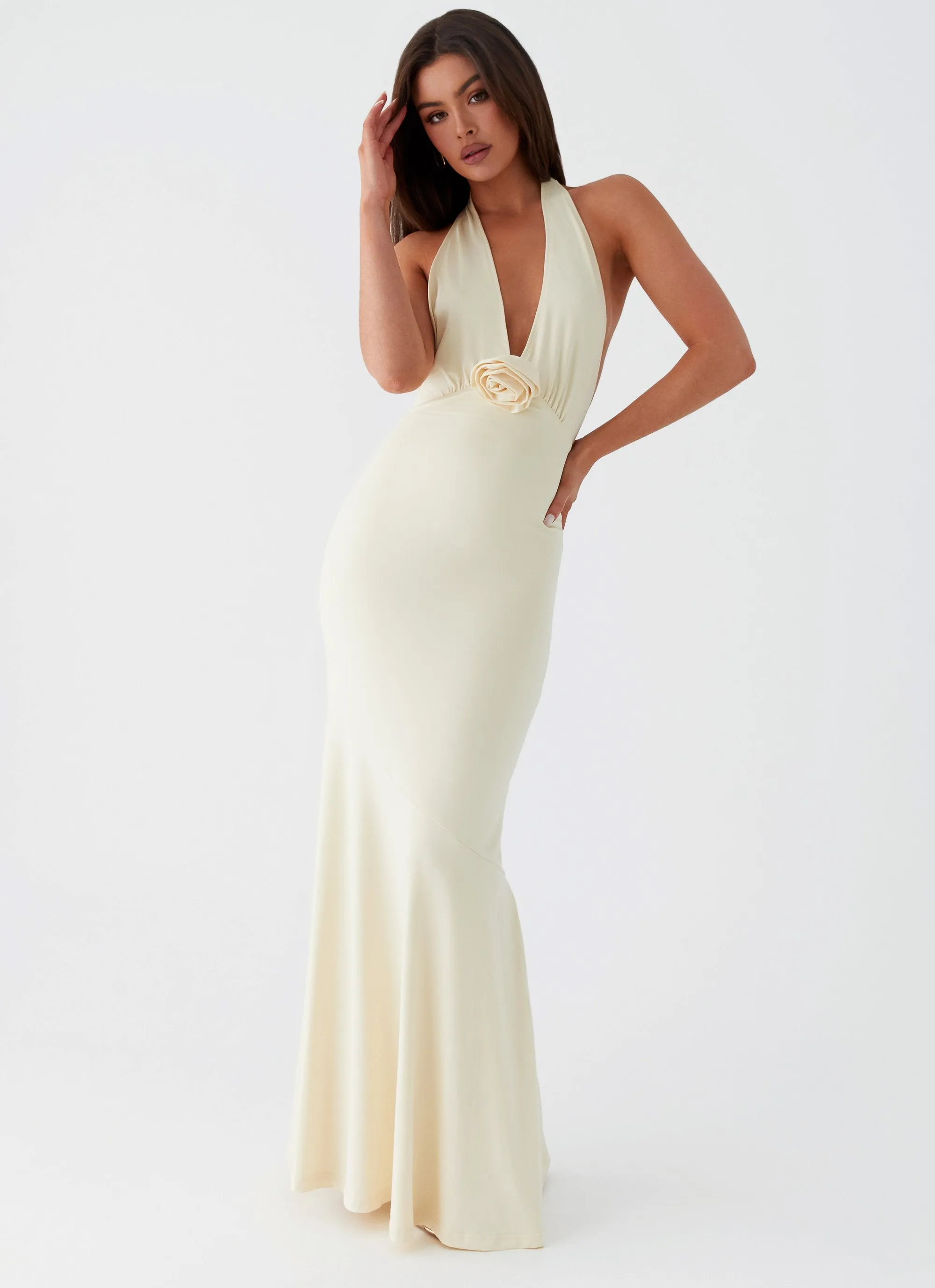 Eliza Rose Maxi Dress - Yellow