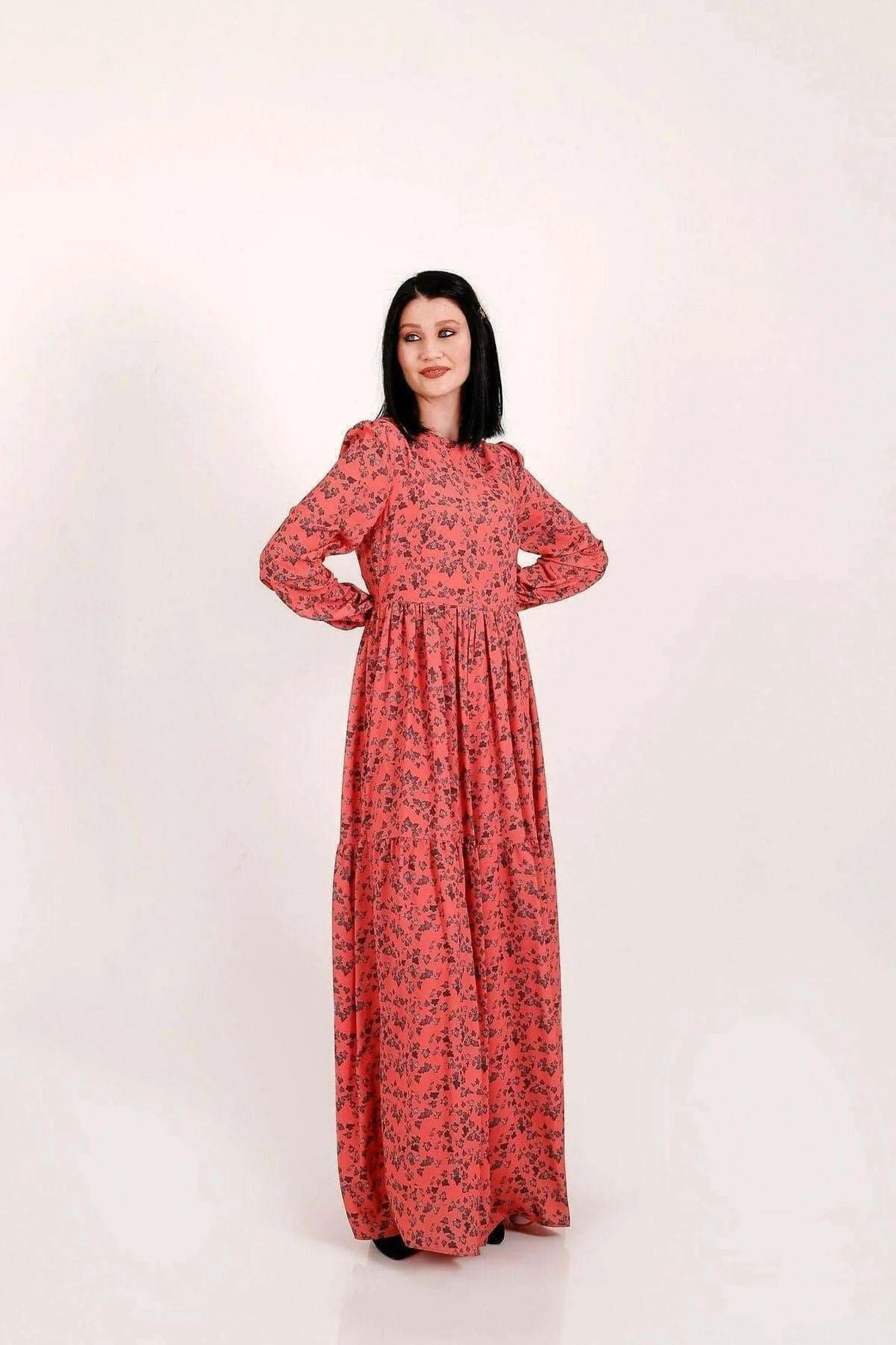 Ellan Maxi Dress With Long Sleeve