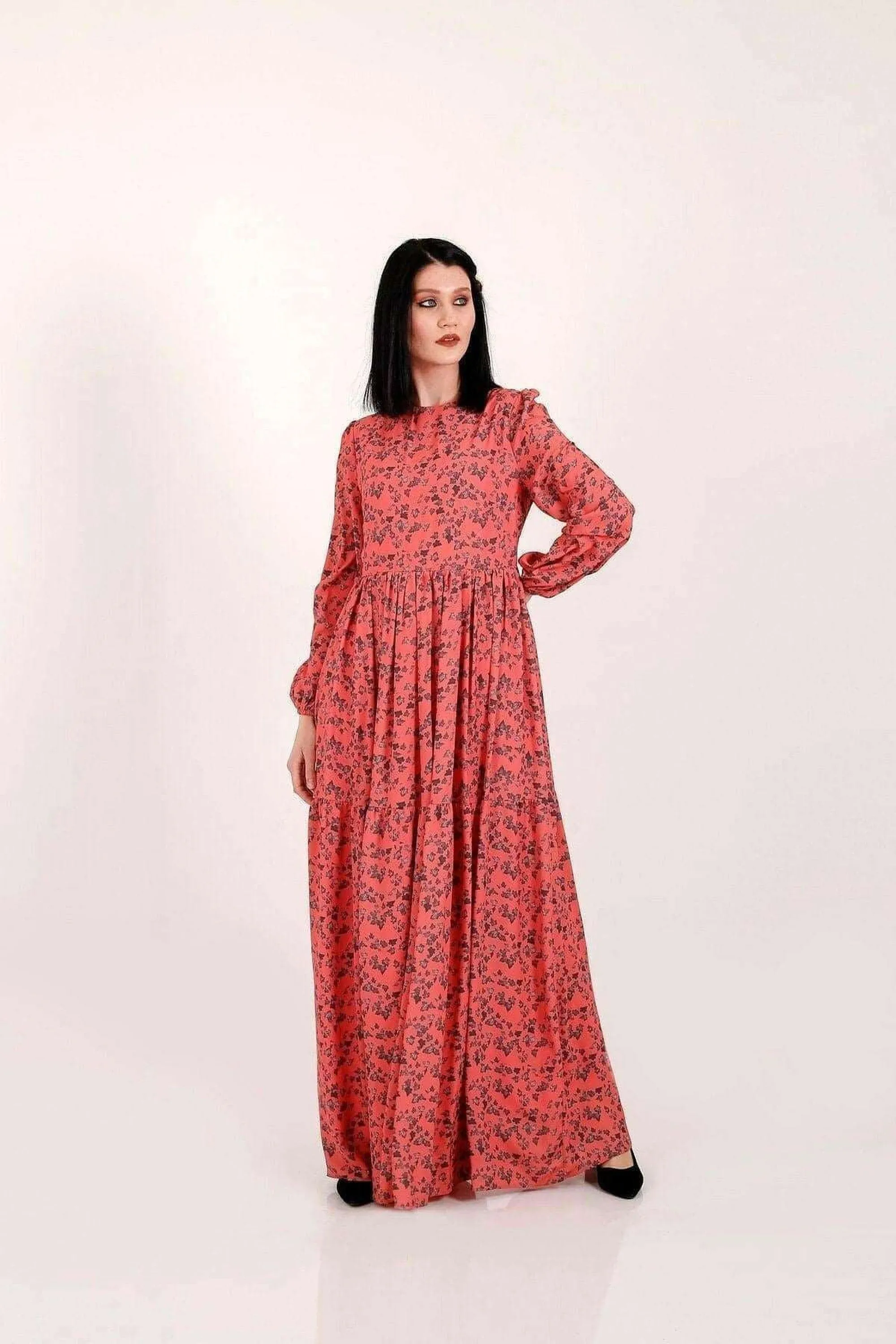 Ellan Maxi Dress With Long Sleeve