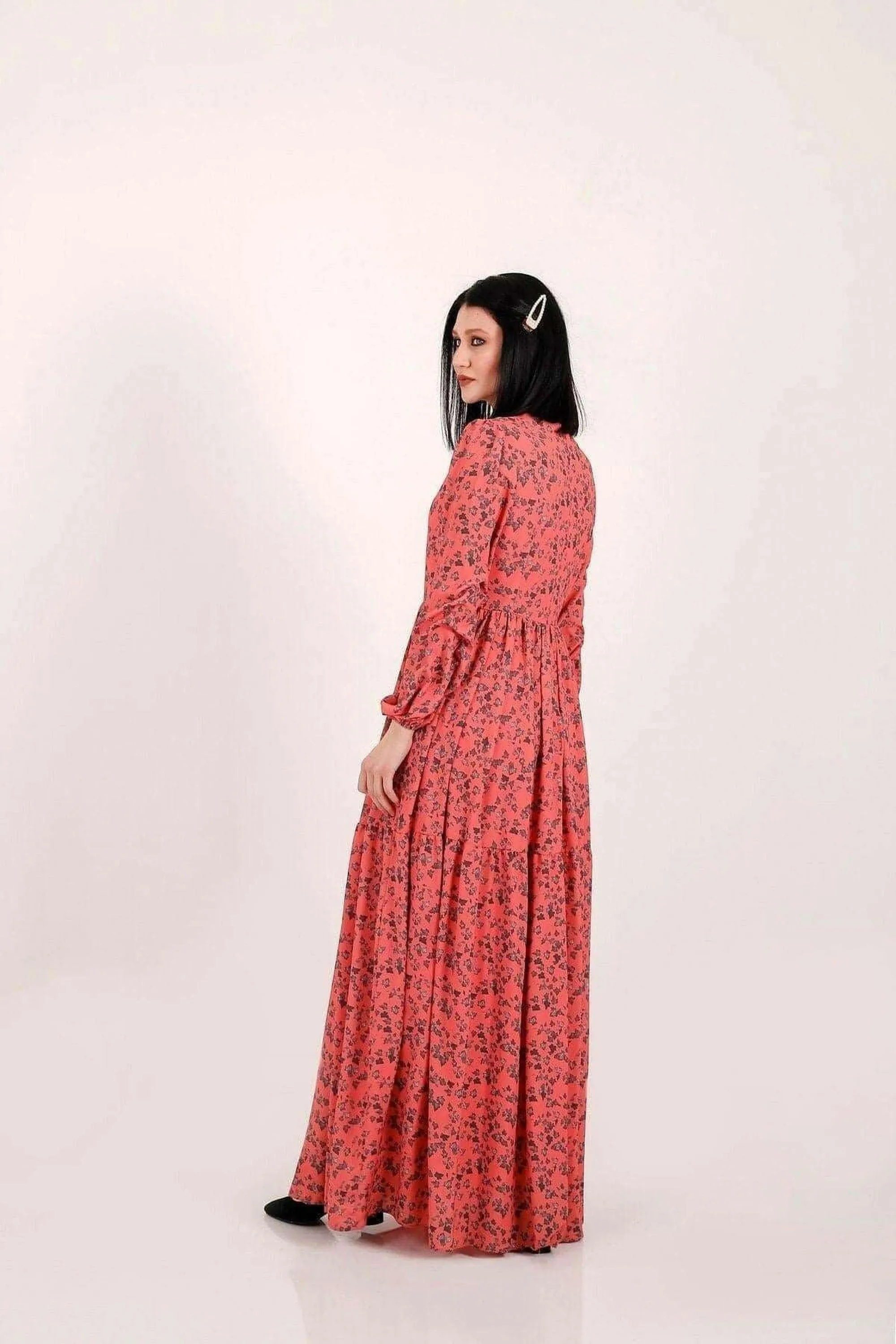 Ellan Maxi Dress With Long Sleeve