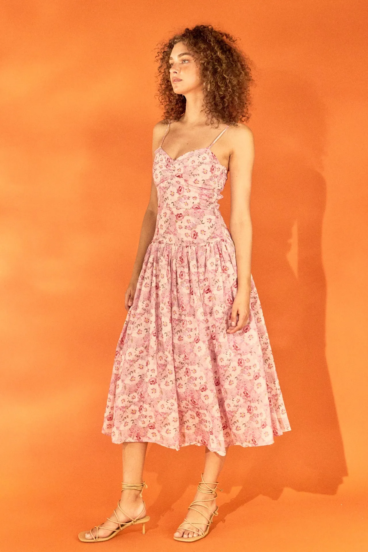 Endless Rose - Floral Drop Waist Maxi Dress