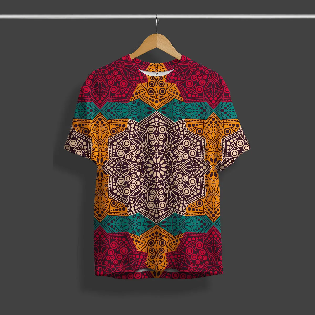 Ethnic Style All Over Print T-Shirt