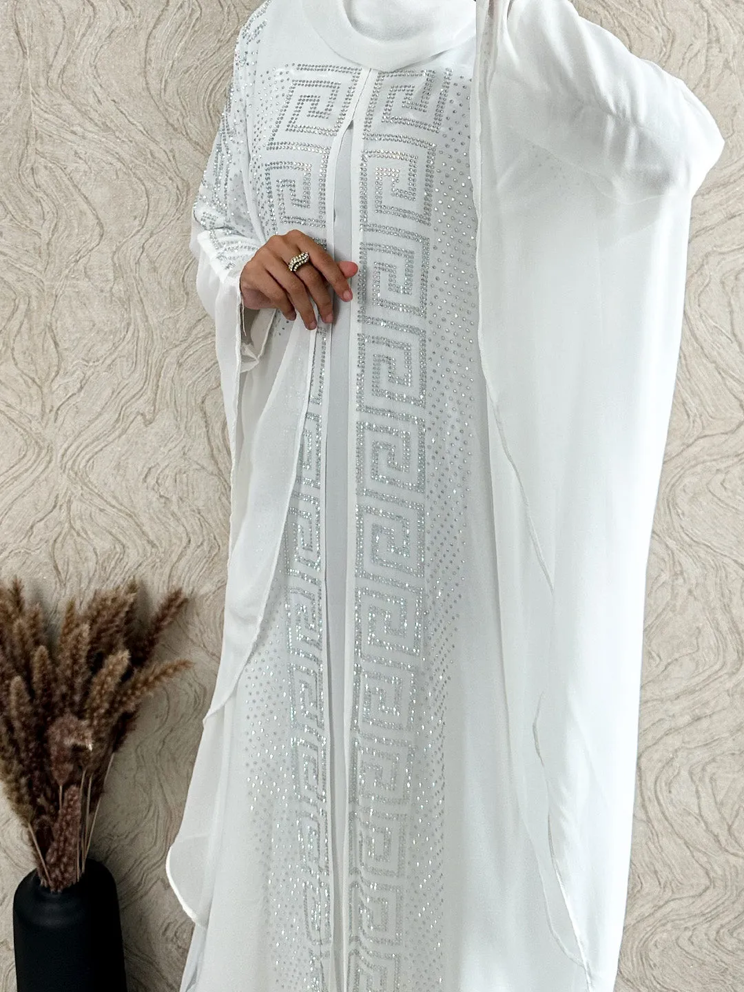 Exclusive Chiffon Beaded Abaya