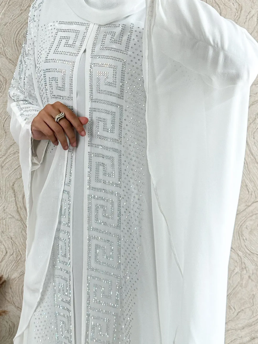 Exclusive Chiffon Beaded Abaya