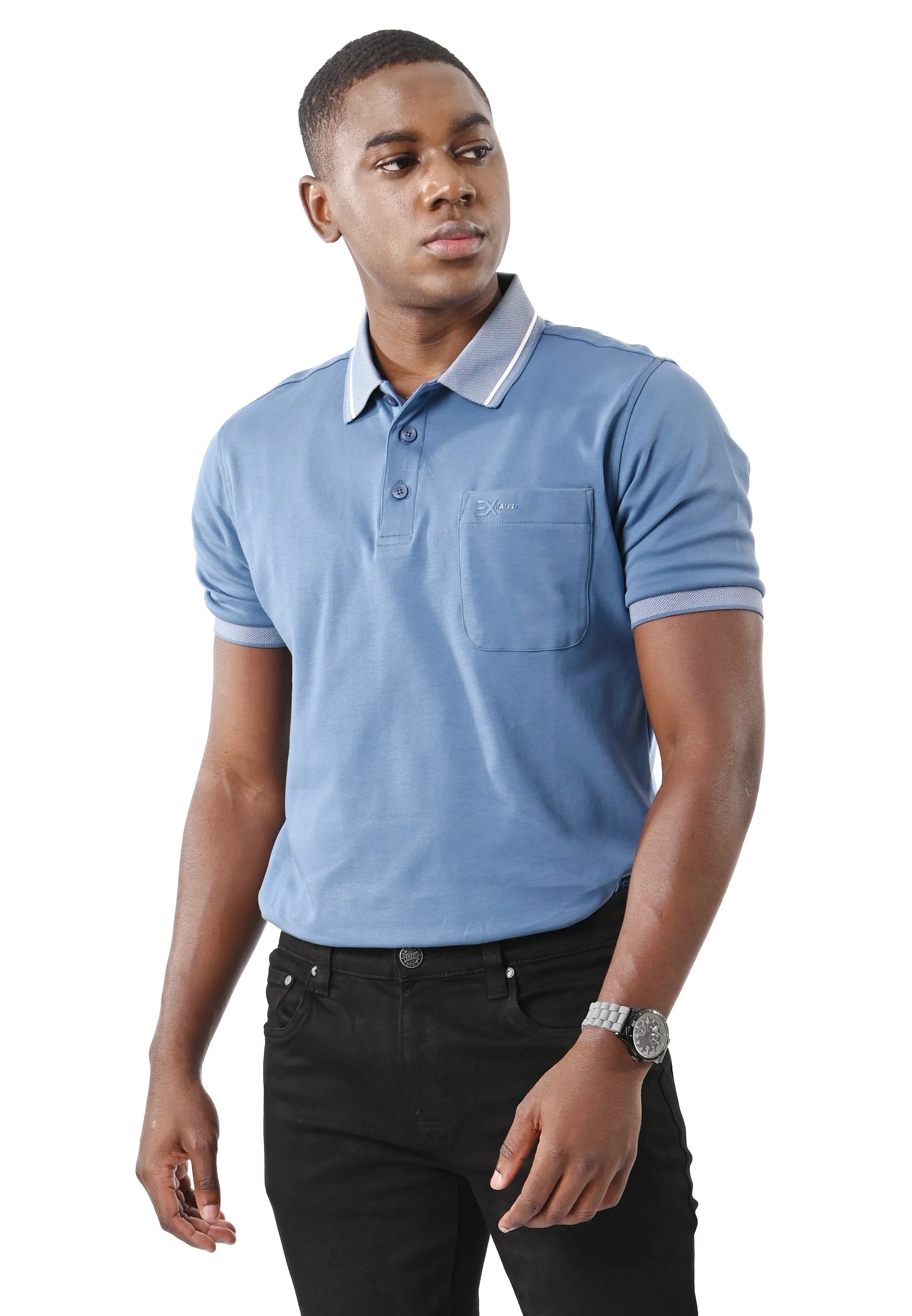 EXHAUST MENS POLO T-SHIRT [REGULAR FIT] 1483