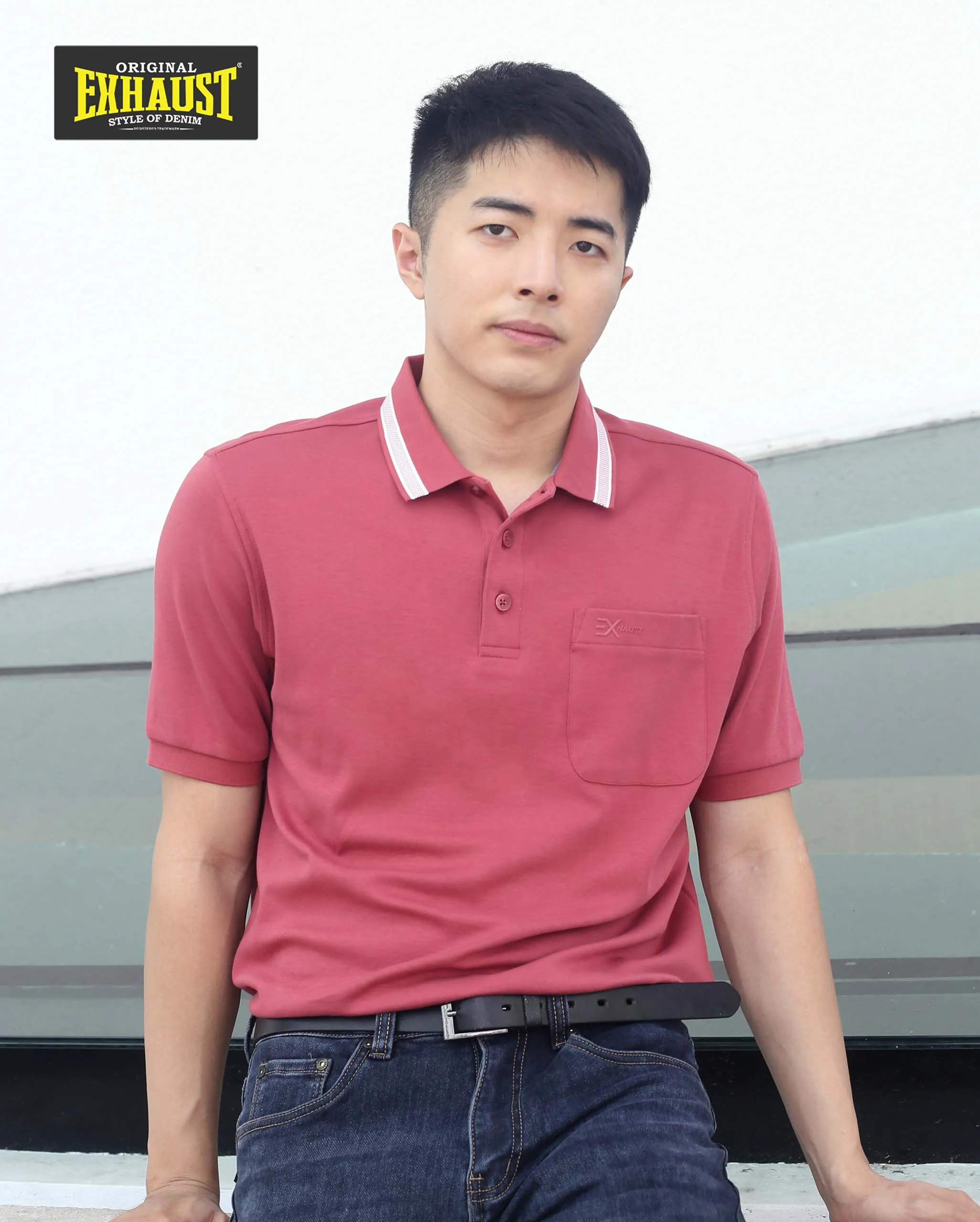 EXHAUST MENS POLO T-SHIRT [REGULAR FIT] 1483