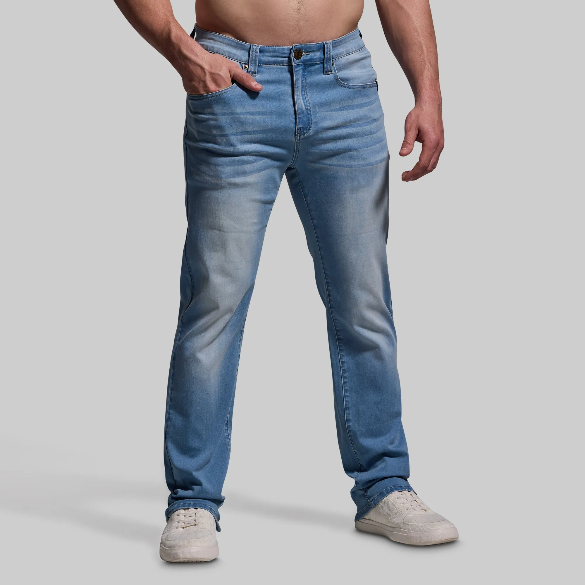 FLEX Stretchy Athletic Fit Jean (Light Wash)