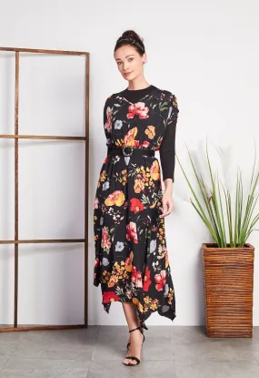 Floral Short-sleeve Dress