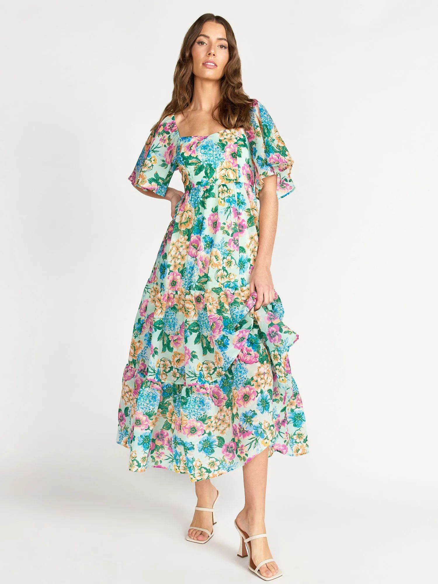 Flying Tomato Floral Tiered Maxi Dress - Brands We Love