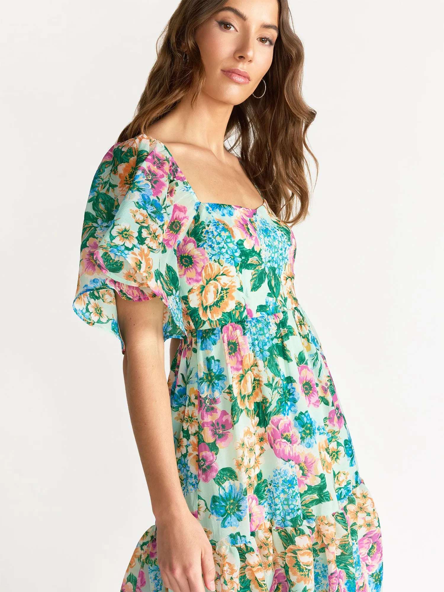 Flying Tomato Floral Tiered Maxi Dress - Brands We Love