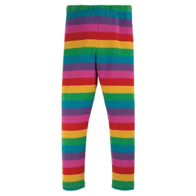 Frugi Foxglove Rainbow Stripe Libby Leggings