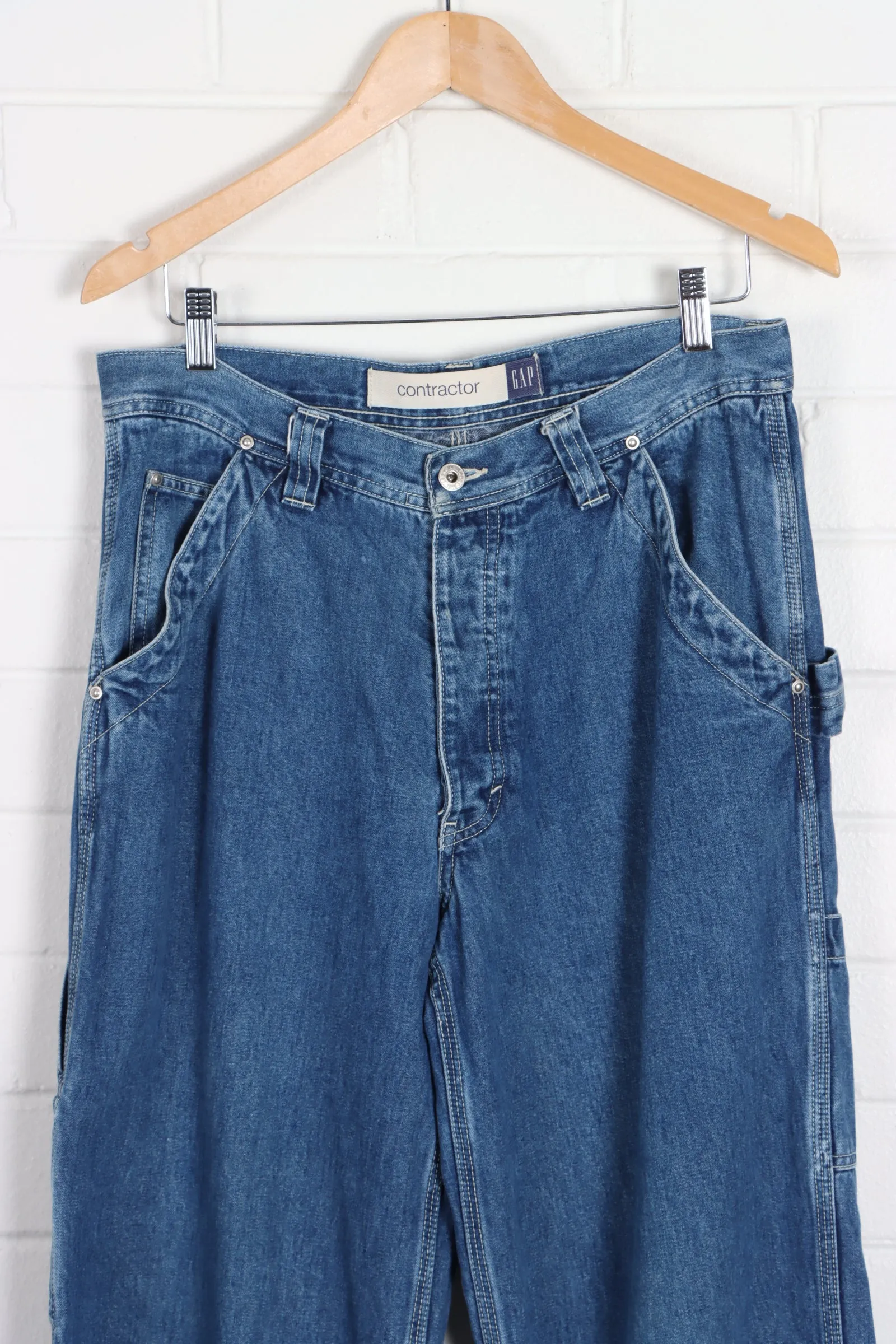 GAP Medium Wash Carpenter Blue Jeans (32 x 32)