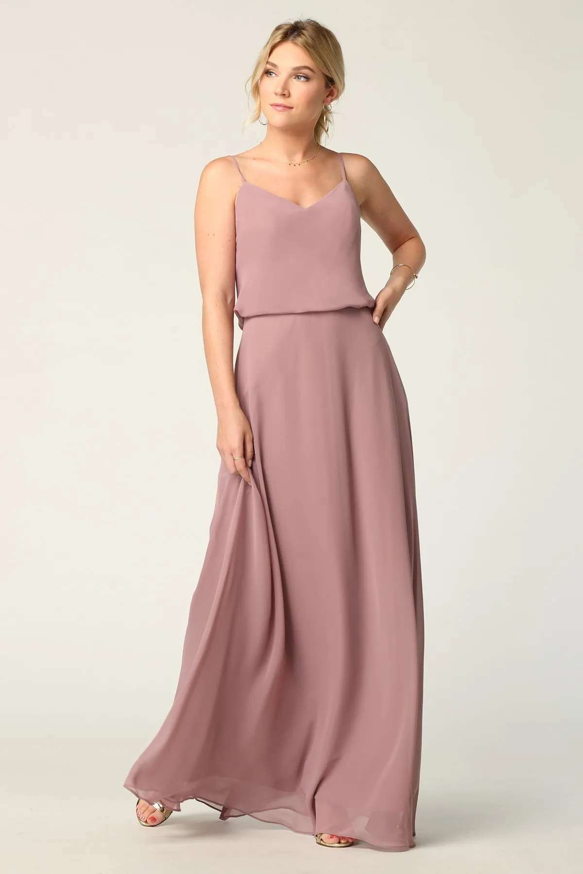 Grace Blouson Maxi Bridesmaid Dress