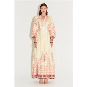 Hansen & Gretel Queenie Maxi Dress - Cream Empress