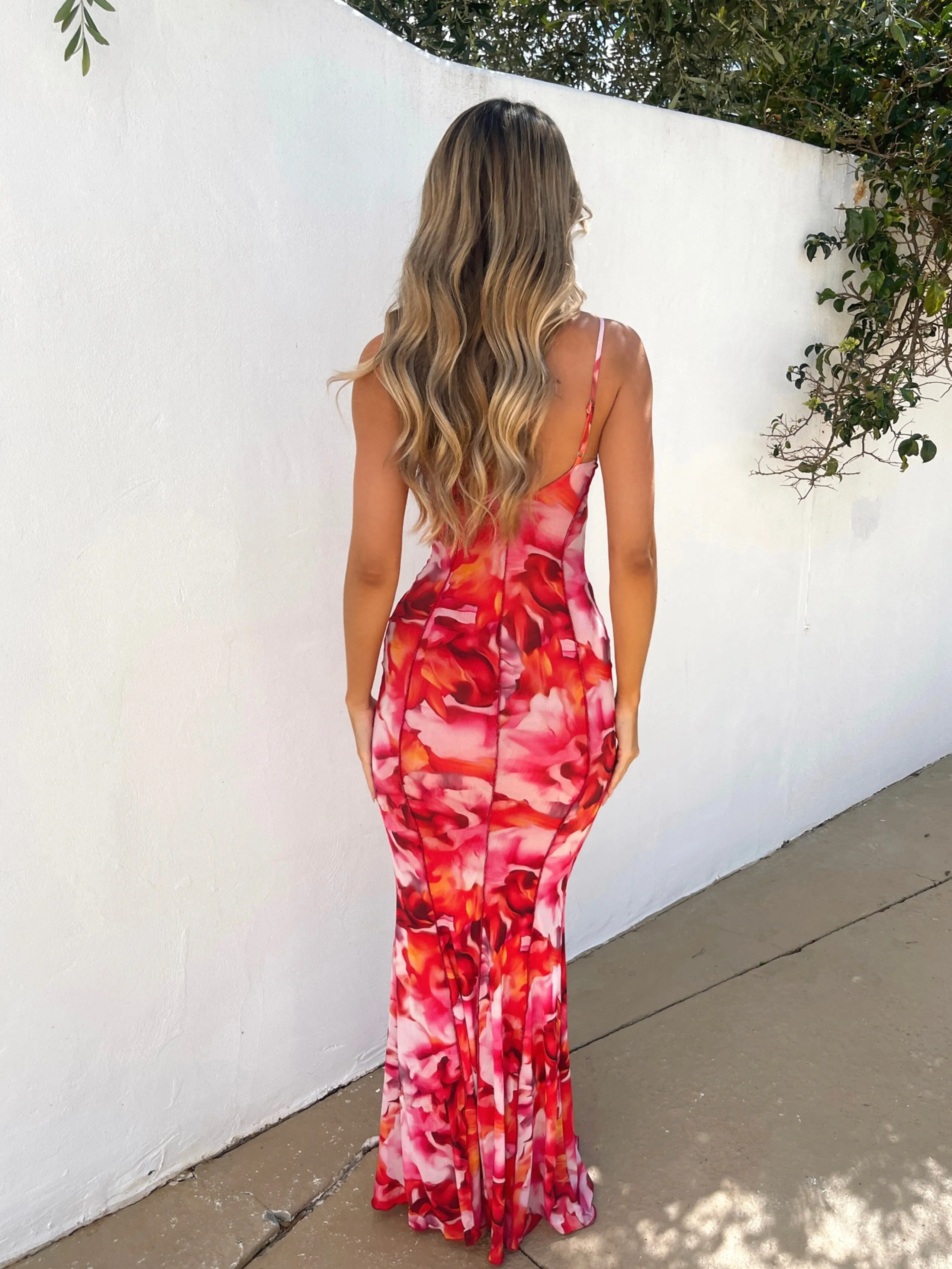 HARLIN MAXI DRESS PEONY