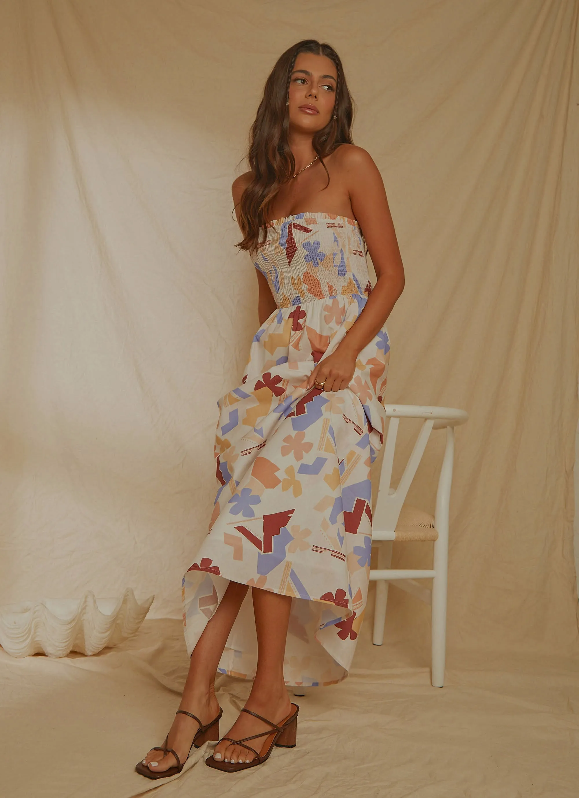 Holiday Sun Maxi Dress - Abstract Resort