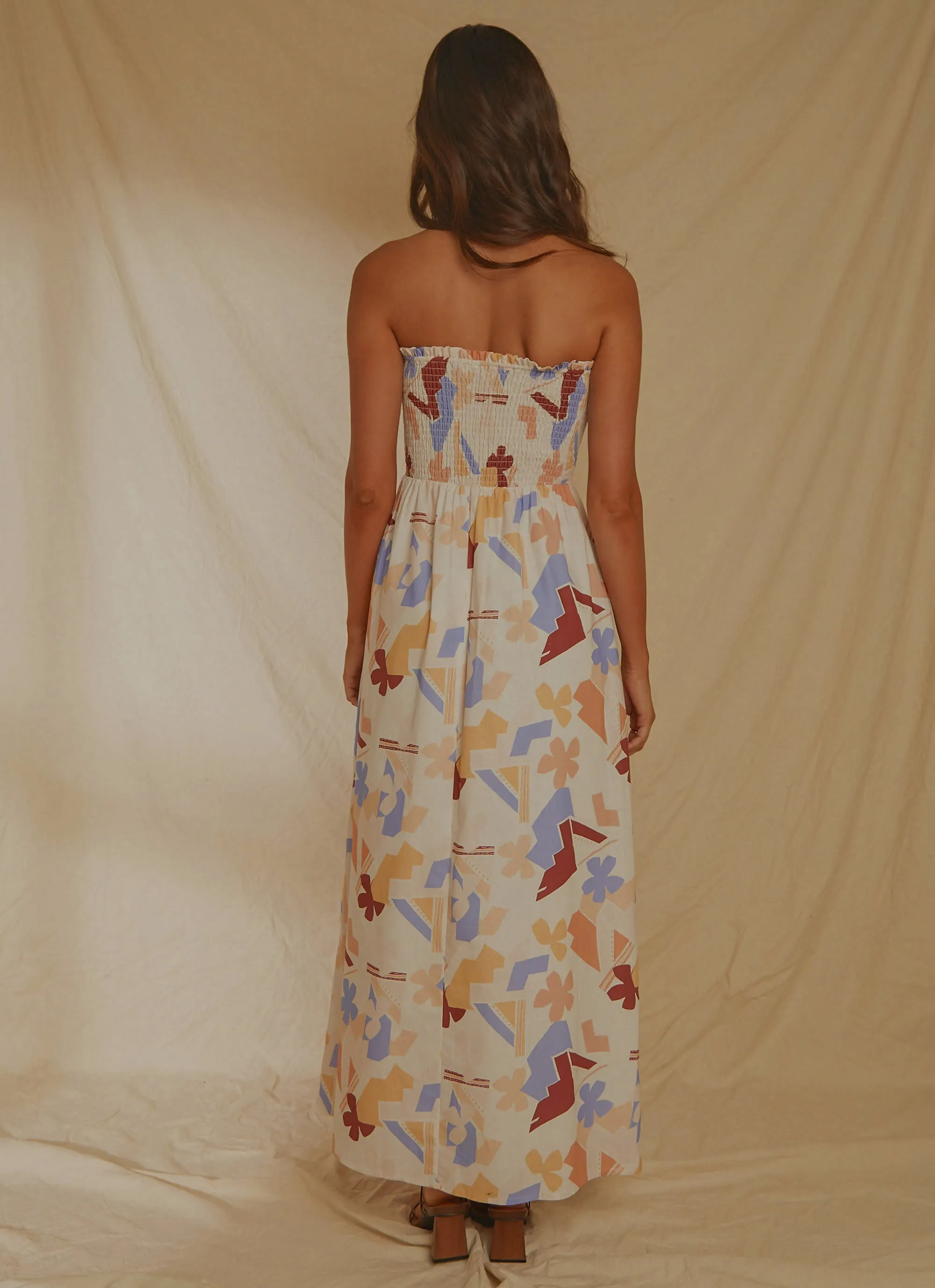 Holiday Sun Maxi Dress - Abstract Resort