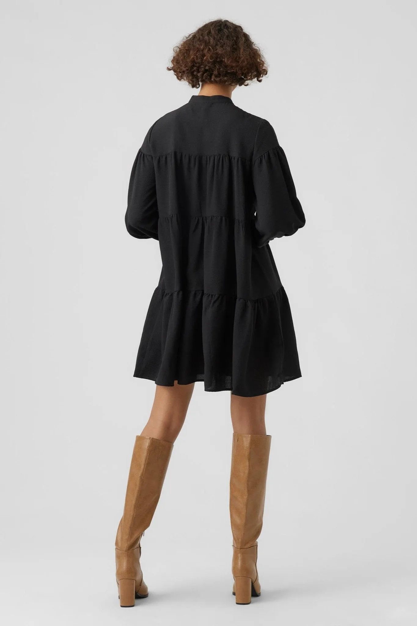 Hyms Longsleeve Dress- Black