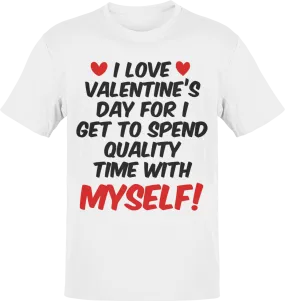 I Love Valentines Day Adult T-Shirt