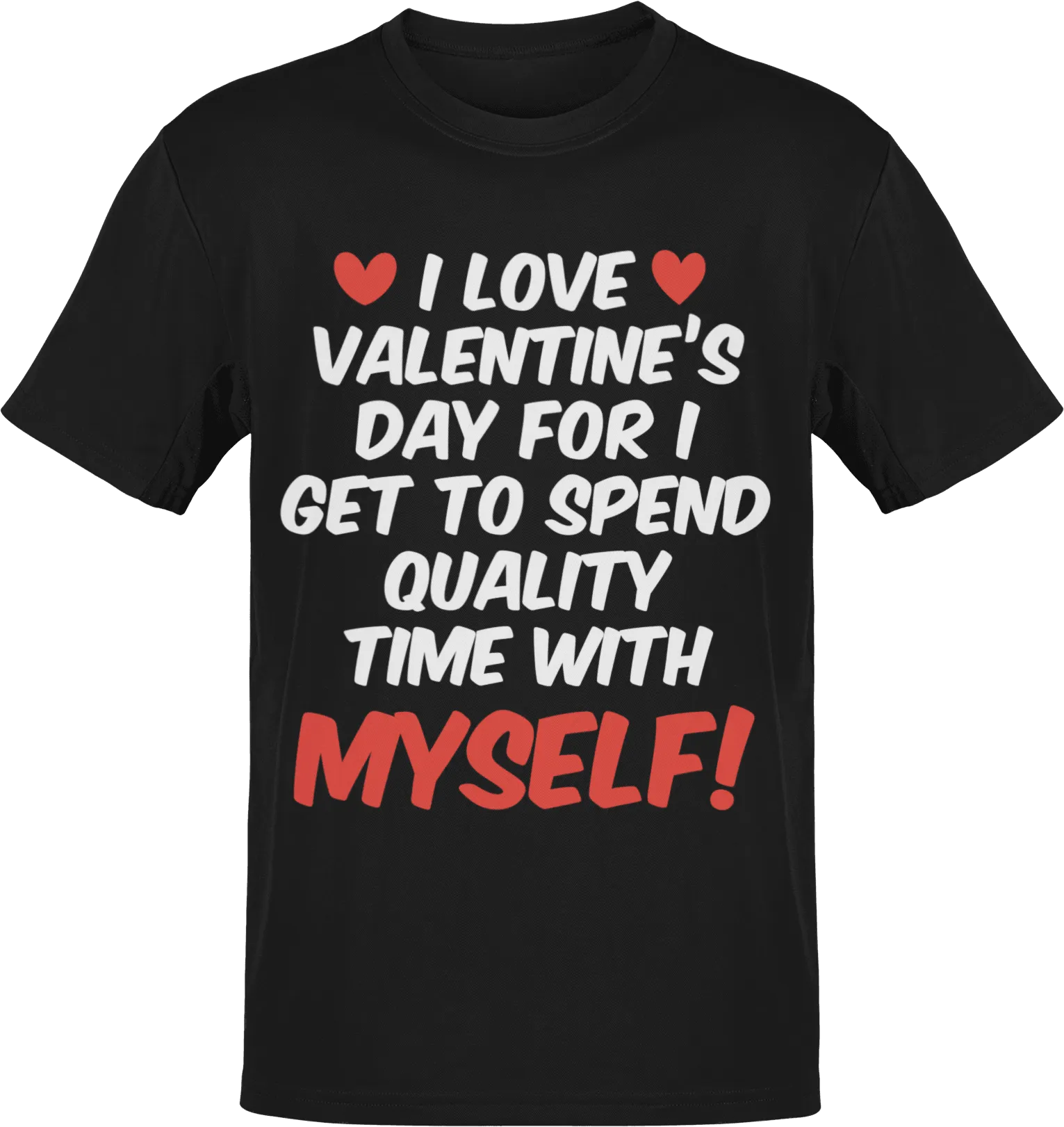 I Love Valentines Day Adult T-Shirt