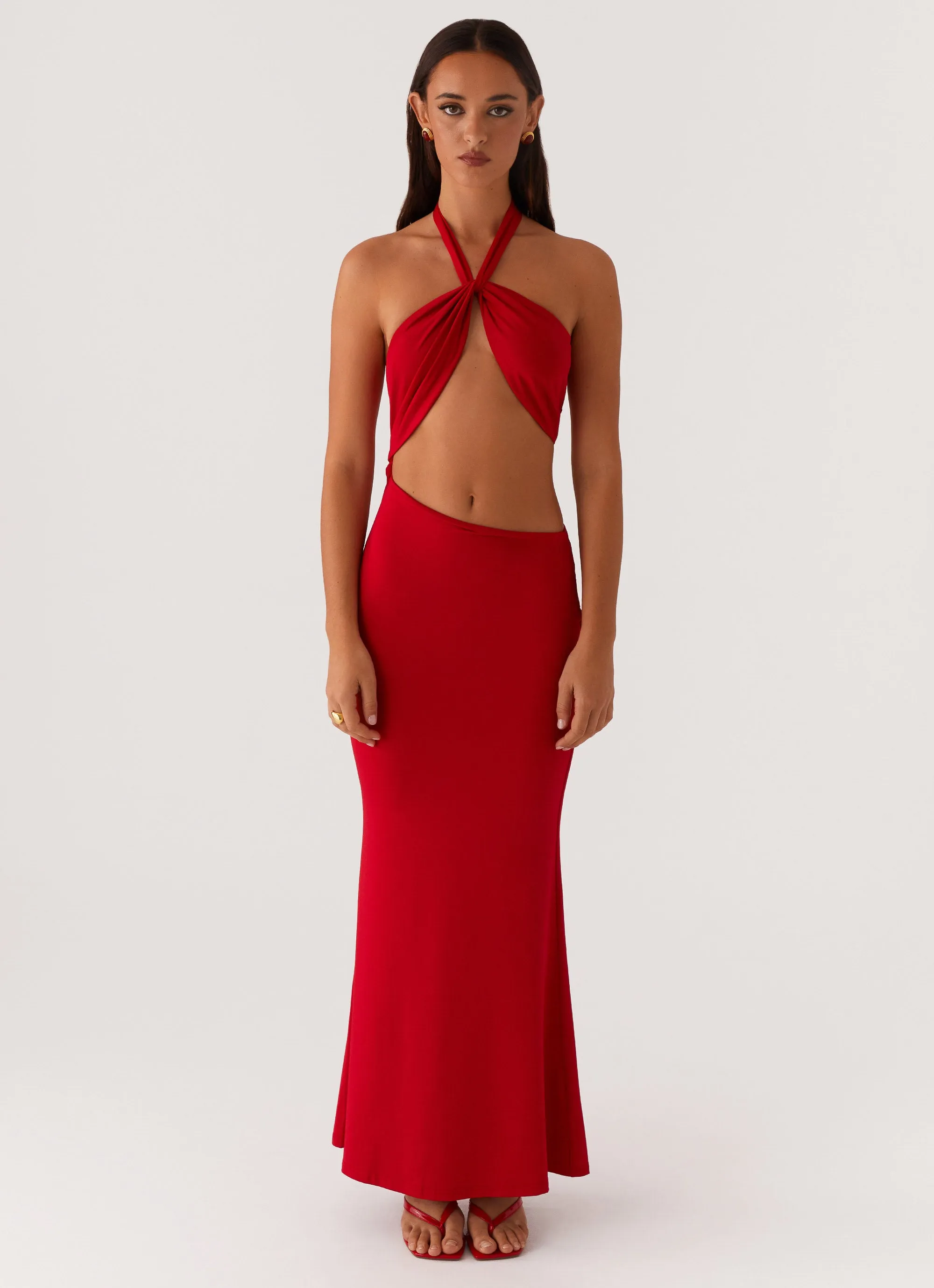 It's Obvious Maxi Dress - Red