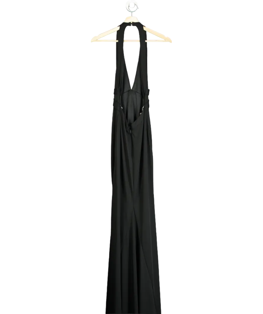 JJ's House Black V-neck Sleeveless Maxi Dress No Size