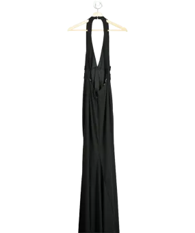 JJ's House Black V-neck Sleeveless Maxi Dress No Size