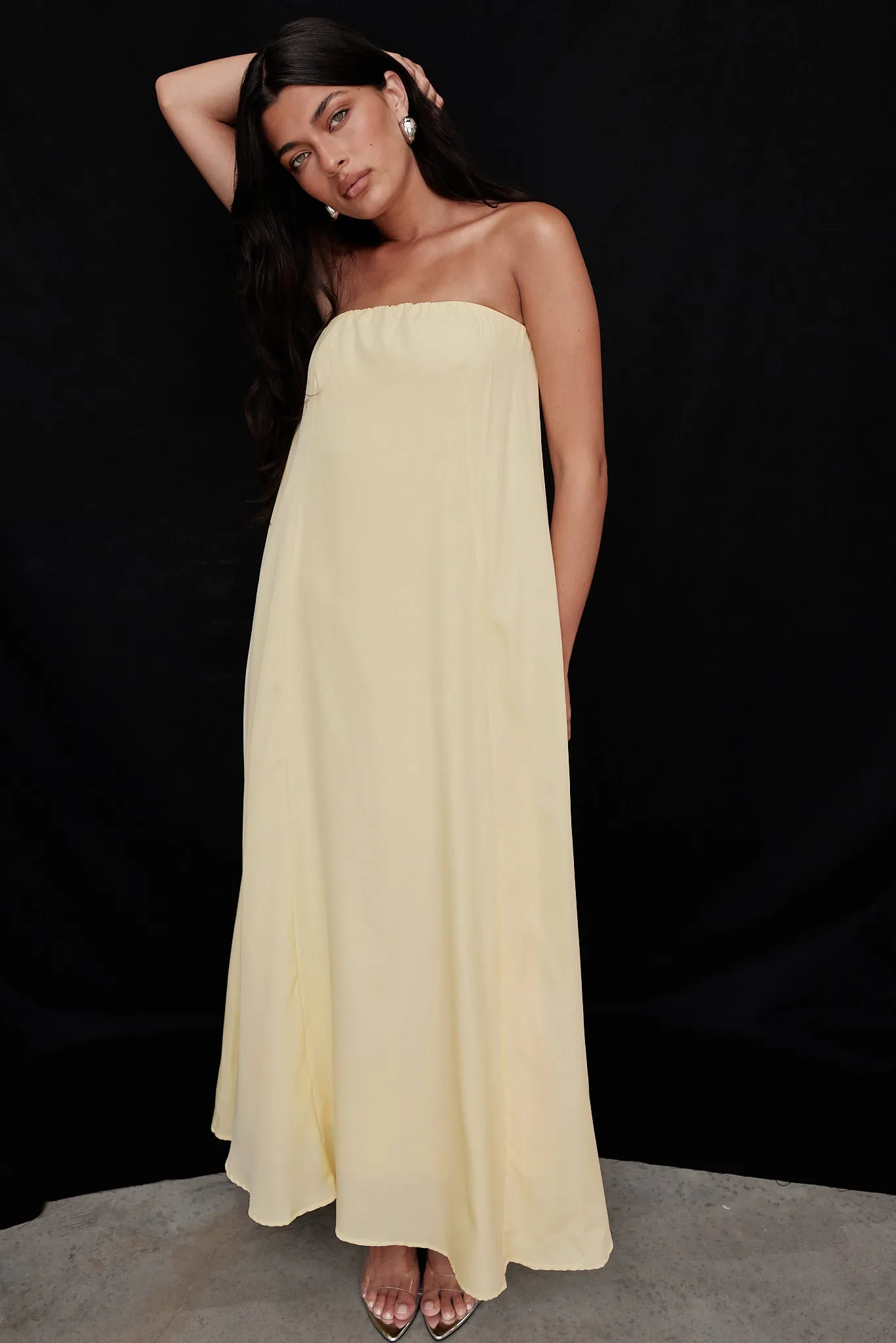 Kesia Maxi Dress (Yellow)