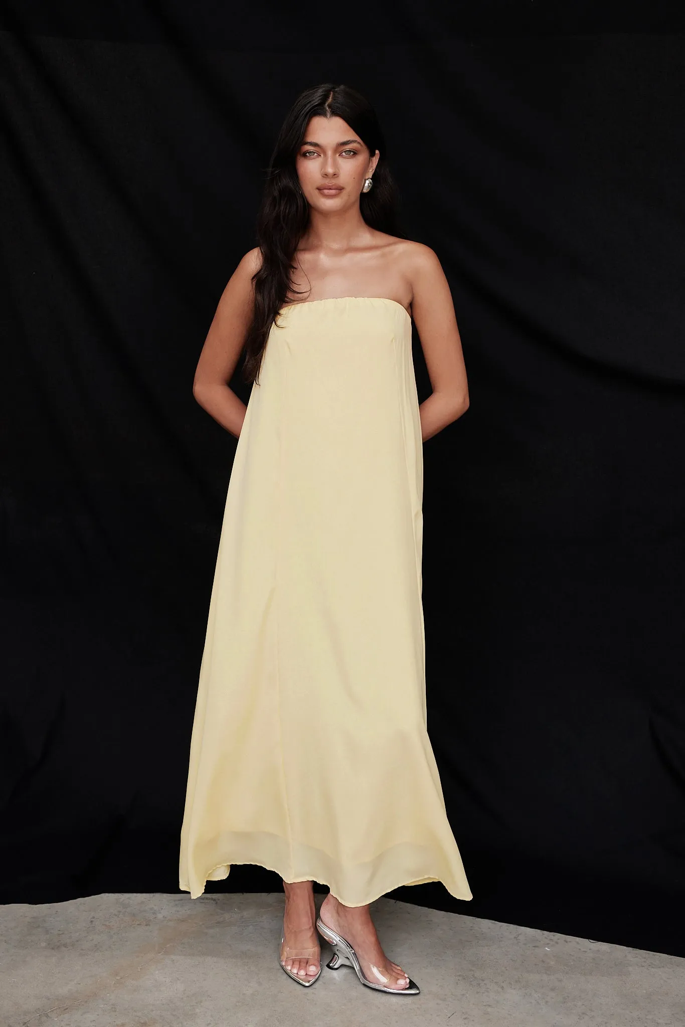 Kesia Maxi Dress (Yellow)