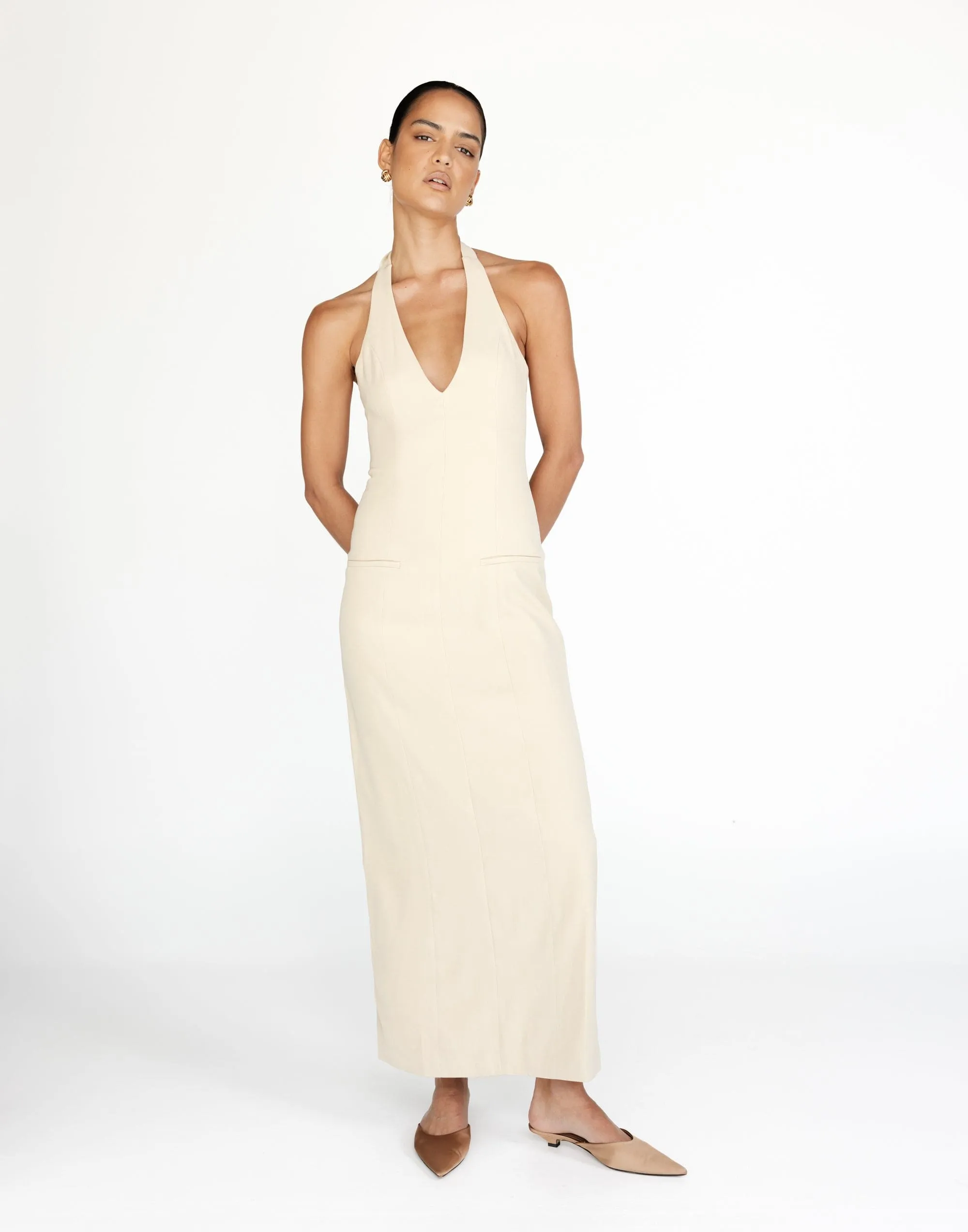 Kit Maxi Dress (Sandstone)